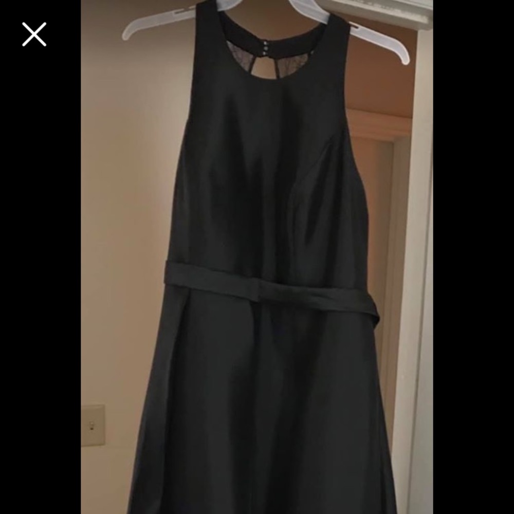 Formal black gown